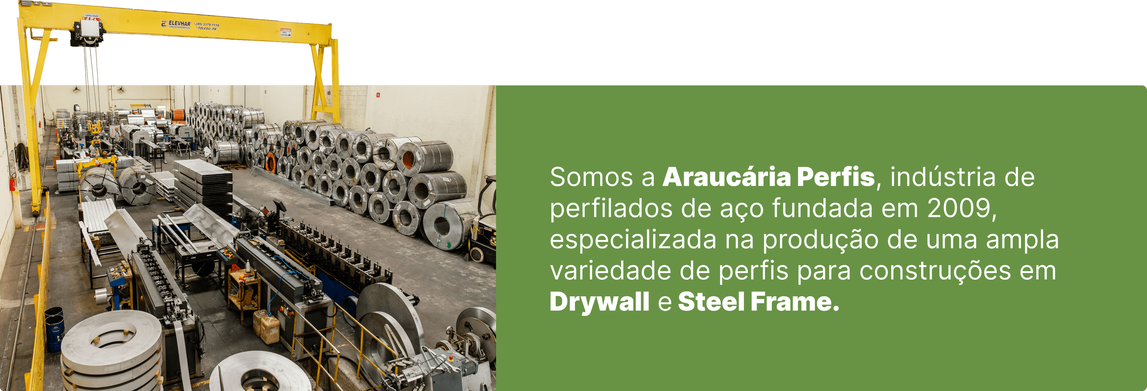 Banner indústria Drywakk e Stell Frame